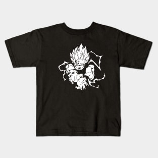 Kamehameha (white) Kids T-Shirt